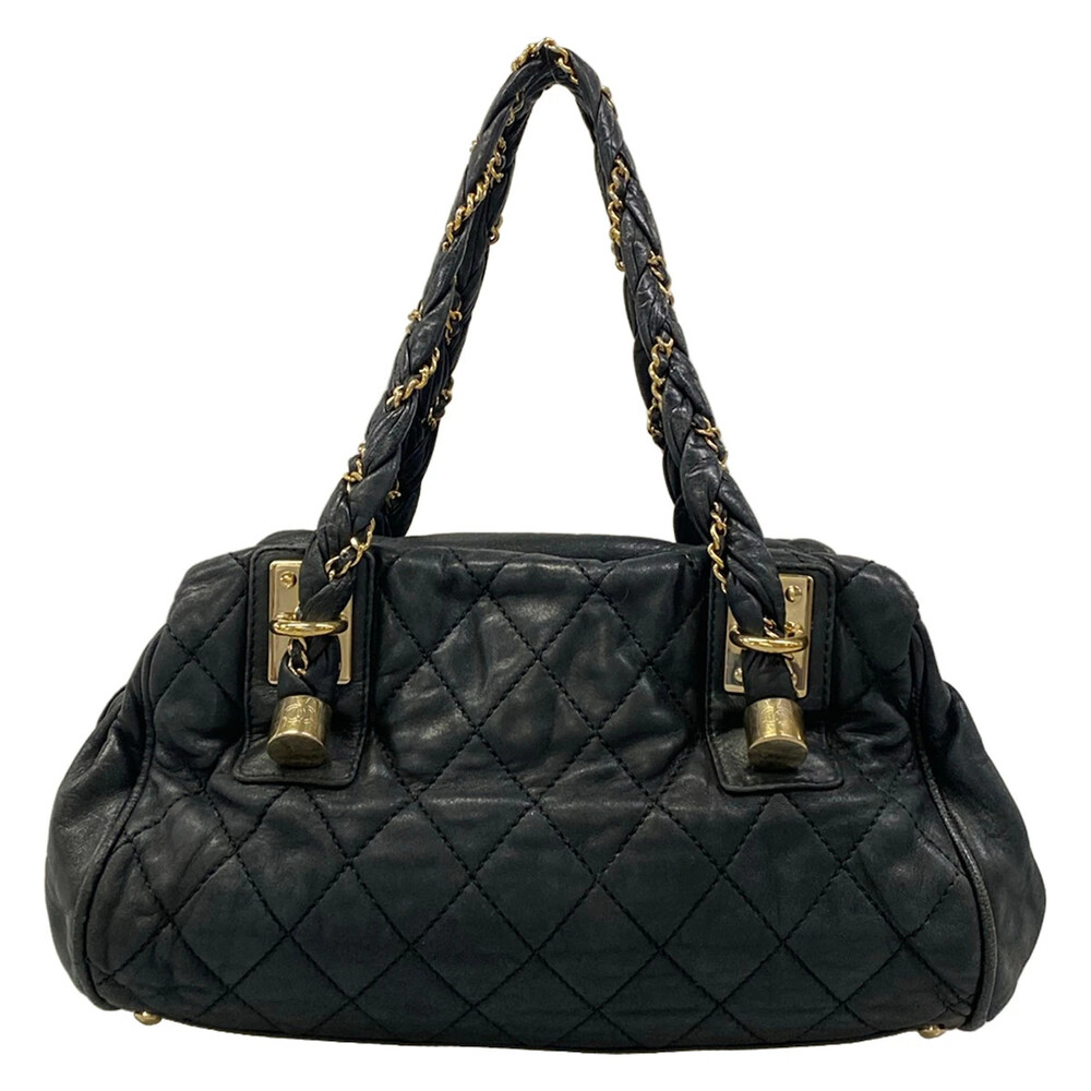 Chanel Lady Braid Black Leather Handbag #336778C21B
